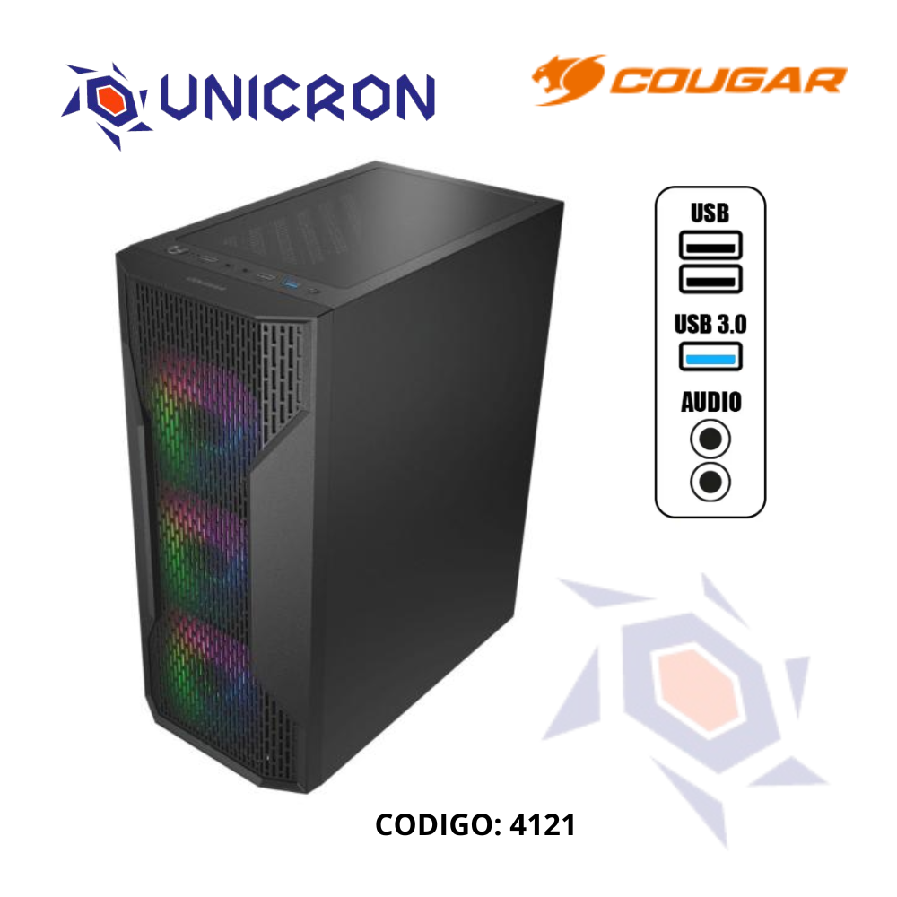 Case Cougar MX110 RGB con Fuente 650W